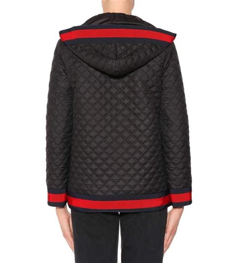 gucci coat cheap|gucci black diamond quilted coat.